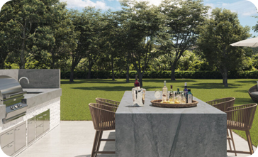 Outdoor Kitchen Surfaces